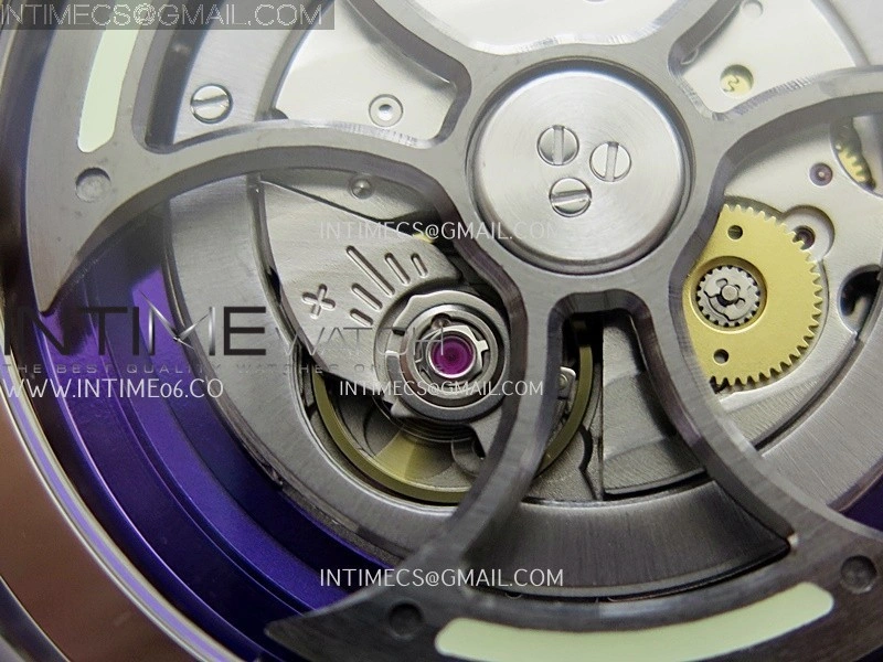MB&F M.A.D.1.Purple SS K1F 1:1 Best Edition on Black Leather Strap Miyota 821A